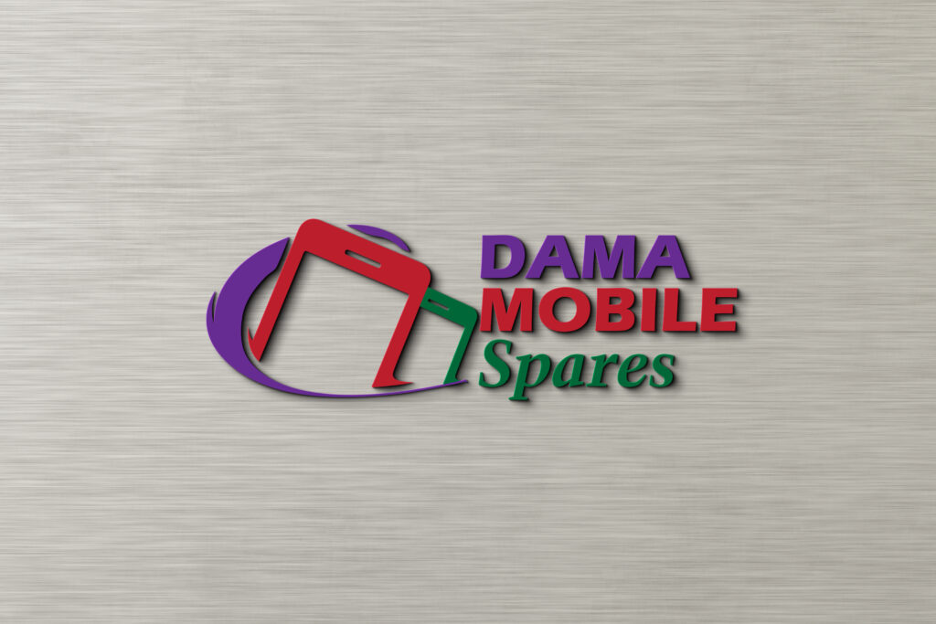 Dama Mobile Spares Logo 3d