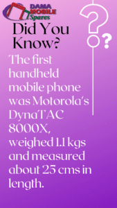 Did you know - Dama Mobile Spares