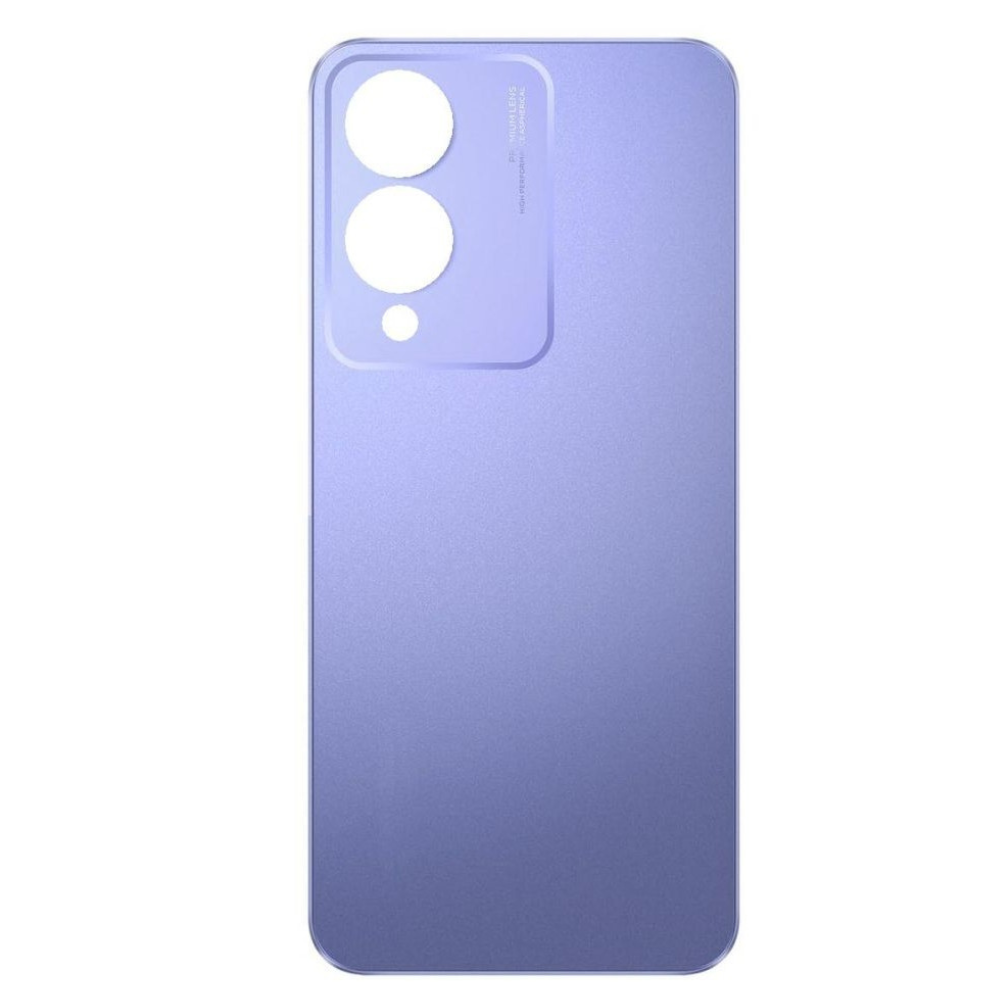 Custodia HAOYE Per VIVO Y17s Con Chiusura Magnetica - Flip Cover In Pelle PU Con Motivo Farfalla 3D - Portafoglio Con Slot Carte E Supporto - Viola Chiaro
