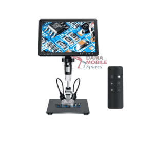 DM12 Professional 10.1-Inch Digital Soldering Microscope [2000X Magnification & HDMI Output]
