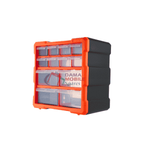 K521 24-in-1 Parts Storage Rack & Component Organizer Container
