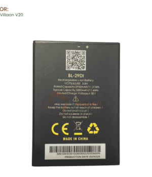 Villaon V20 Itel A14 Max Itel Muzik 400 Compatible Battery Replacement [Model BL-29DI]